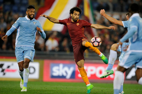 Toa sang voi mot cu dup, nhung Salah khong giup AS Roma co ve vao chung ket Coppa Italia
