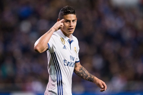 Bất ngờ với cái giá mà M.U bỏ ra để có James Rodriguez