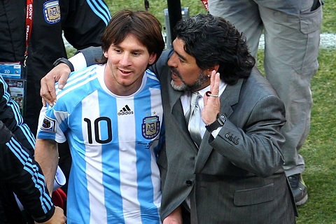 Maradona va Messi