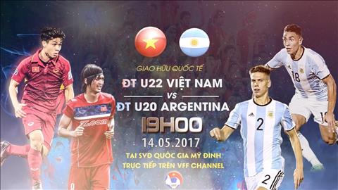 việt nam vs argentina-Trận đấu U22 Việt Nam vs U20 Argentina được trực tiếp trên kênh nào? 
