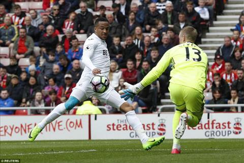 Tổng hợp: Sunderland 0-2 Swansea (Vòng 37 NHA 2016/17)