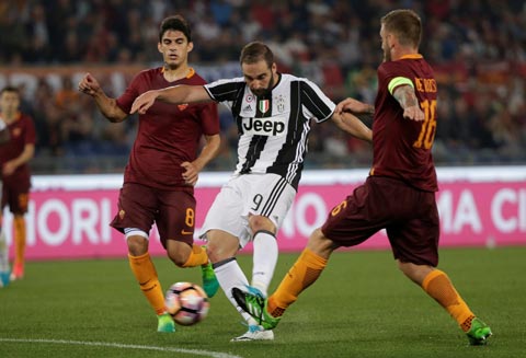 AS Roma 3-1 Juventus: Danh dự nhà vua bị xúc phạm