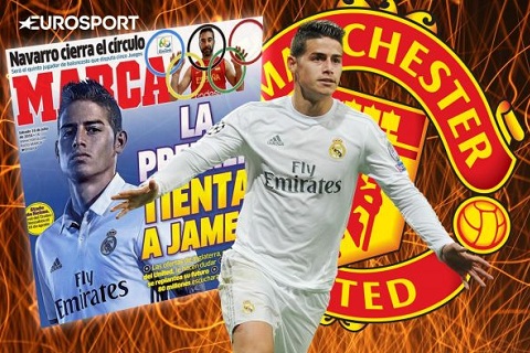 Rời Real, James Rodriguez chỉ đến Premier League