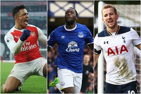 Vua phá lưới Premier League 2016/17: Tam mã tranh hùng
