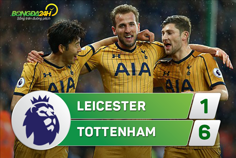 Leicester 1-6 Tottenham: Sát thủ Harry Kane poker tiêu diệt bầy cáo