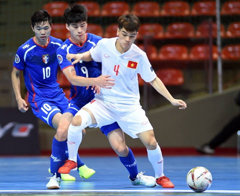 U20 Futsal Viet Nam thang nguoc U20 Futsal Dai Loan kich tinh hinh anh