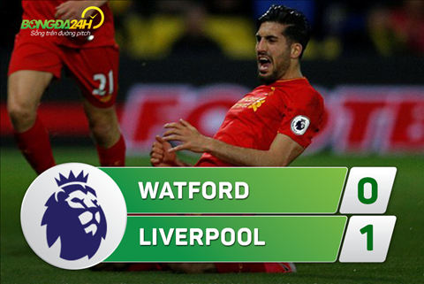 Tong hop Watford 0-1 Liverpool (Vong 35 NHA 201617) hinh anh