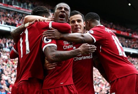 Liverpool lot top 4 lan thu hai trong 8 mua giai gan nhat