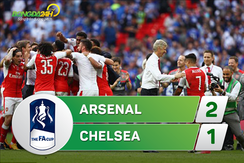 Tổng hợp: Arsenal 2-1 Chelsea (Chung kết FA Cup 2016/17)