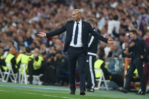 HLV Zidane trong tran thang Atletico tai Champions League
