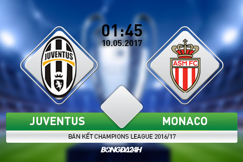 Giải mã trận đấu Juventus vs Monaco 01h45 ngày 10/5 (Champions League 2016/17)