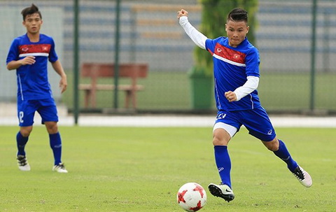 Nguyen Quang Hai duoc HLV Hoang Anh Tuan chon lam doi truong U20 Viet Nam.