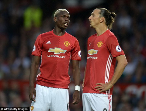 Pogba: Ibrahimovic vẫn là thủ lĩnh ở Man United