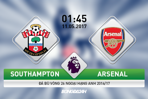 Southampton vs Arsenal (1h45 ngày 11/5): Trên đường giải những lời nguyền