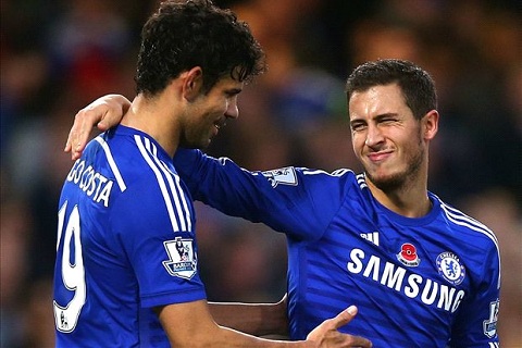 Hazard va Costa co moi quan he rat tot tai Chelsea