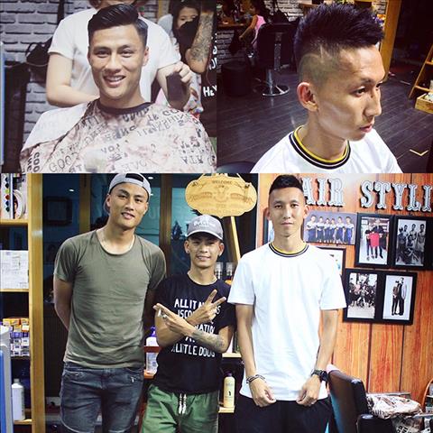 Mạc Hồng Quân vs Nghiêm Xuân Tú rủ nhau cắt tóc ở Đà Nẵng