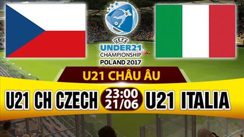 Nhan dinh U21 Czech vs U21 Italia 23h00 ngay 216 (U21 chau Au 2017) hinh anh
