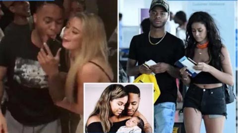 Bỏ mặc bồ mới sinh, tiền đạo Sterling sang Jamaica thác loạn