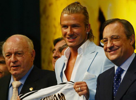 Thuong vu David Beckham la mot phan trong triet ly Galaticos cua Florentino Perez.