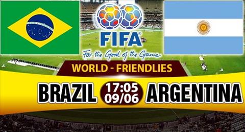 Nhận định Brazil vs Argentina 17h05 ngày 9/6 (Giao hữu quốc tế)