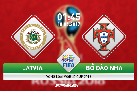 Latvia vs Bồ Đào Nha (01h45 ngày 10/06): Ai cản nổi Ronaldo?