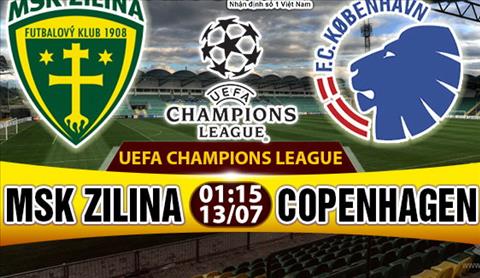 Nhận định Zilina vs Copenhagen 01h15 ngày 13/7 (Sơ loại Champions League 2017/18)