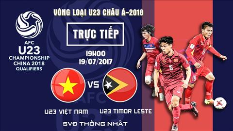 Tran dau U23 Viet Nam vs U23 Dong Timor duoc truyen hinh truc tiep o dau hinh anh
