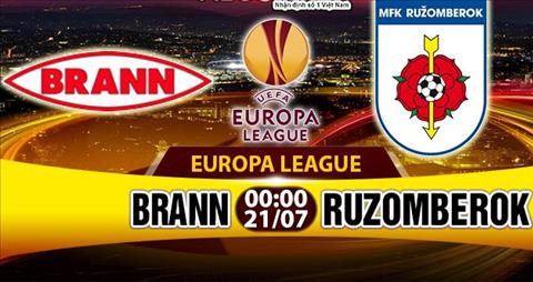 Nhận định Brann vs Ruzomberok 00h00 ngày 21/7 (Sơ loại Europa League)