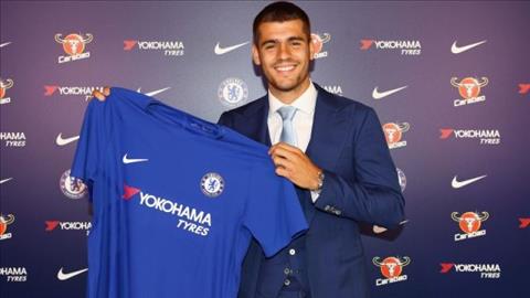 Chelsea CHINH THUC hoan tat thuong vu ky luc Alvaro Morata hinh anh