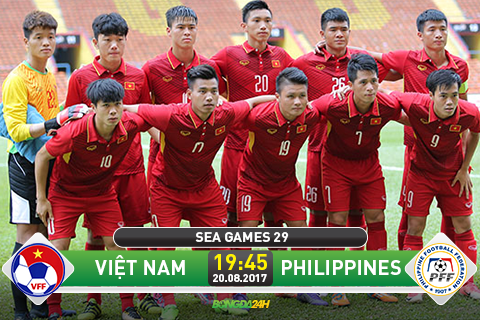 Truc tiep U22 Viet Nam vs U22 Philippines