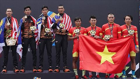 VĐV xe đạp Malaysia ... đi tắt để “cướp” HCV Sea Games 29