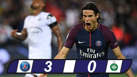 PSG 3-0 St.Etienne: Khi Neymar làm nền cho Cavani