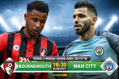 Bournemouth 1-2 Man City (KT): Chiến thắng nghẹt thở vào phút 90+7