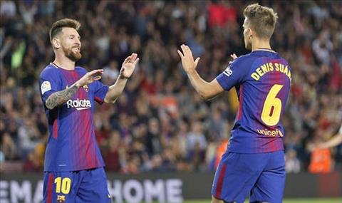 Denis Suarez khen ngoi Messi