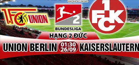 Nhạn dịnh Union Berlin vs Kaiserslautern 01h30 ngày 269 (Hang 2 Duc 201718) hinh anh