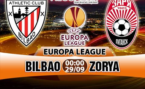 Nhan dinh Bilbao vs Zorya 00h00 ngay 299 (Europa League 201718) hinh anh