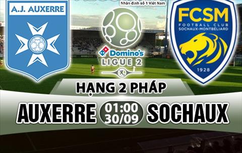 Nhan dinh Auxerre vs Sochaux 01h00 ngay 309 (Hang 2 Phap 201718) hinh anh