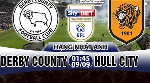Nhan dinh Derby County vs Hull 01h45 ngay 99 (Hang Nhat Anh 201718) hinh anh
