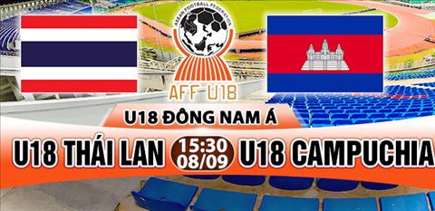 Nhan dinh U18 Thai Lan vs U18 Campuchia 15h30 ngay 89 (U18 Dong Nam A 2017) hinh anh