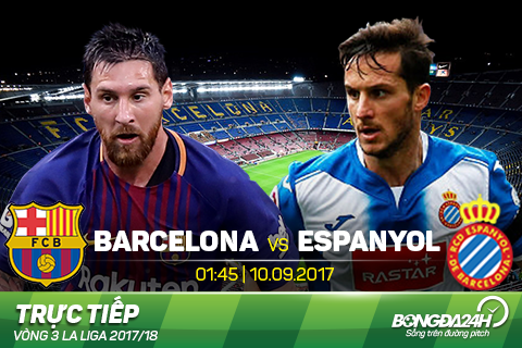 Barca 5-0 Espanyol (KT): Messi lập hattrick trong trận derby Catalan một chiều