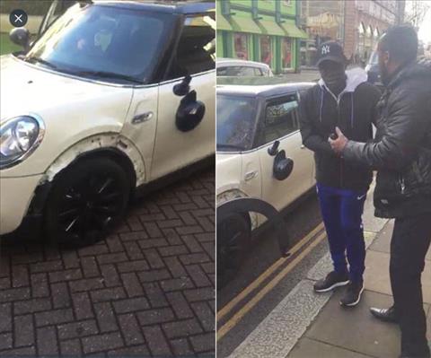 Xe gặp nạn, sao Chelsea vẫn vui vẻ selfie với fan