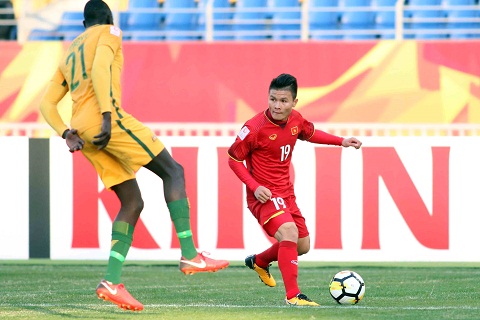 Quang Hải vs U23 Australia Quang Hai vs U23 Australia