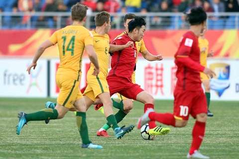 Xuân Trường vs U23 Australia Xuan Truong vs U23 Australia