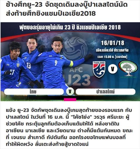 Bao Thai muon U23 Thai Lan hoc theo tinh than cua U23 Viet Nam hinh anh