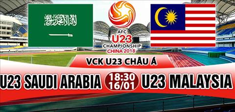 Nhan dinh U23 Saudi Arabia vs U23 Malaysia 18h30 ngay 161 (VCK U23 chau A 2018) hinh anh