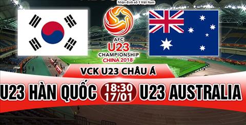 Nhận định U23 Hàn Quốc vs U23 Australia 18h30 ngày 17/1 (VCK U23 châu Á 2018)