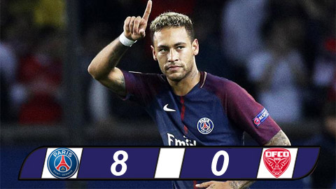 PSG 8-0 Dijon Cu poker cua sieu Neymar hinh anh