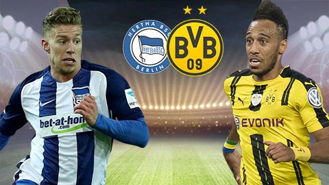 Nhận định Hertha Berlin vs Dortmund 02h30 ngày 20/1 (Bundesliga 2017/18)