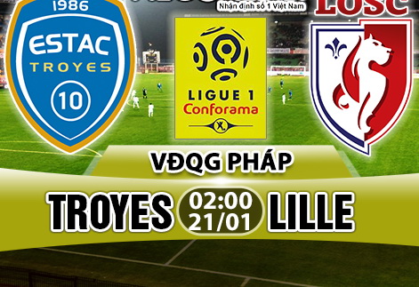 Nhan dinh Troyes vs Lille 2h00 ngay 211 (Ligue 1 201718) hinh anh
