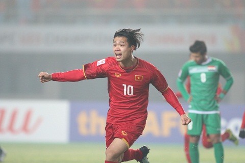 Cong Phuong, Tien Dung, Xuan Truong noi gi sau tran thang U23 Iraq hinh anh
